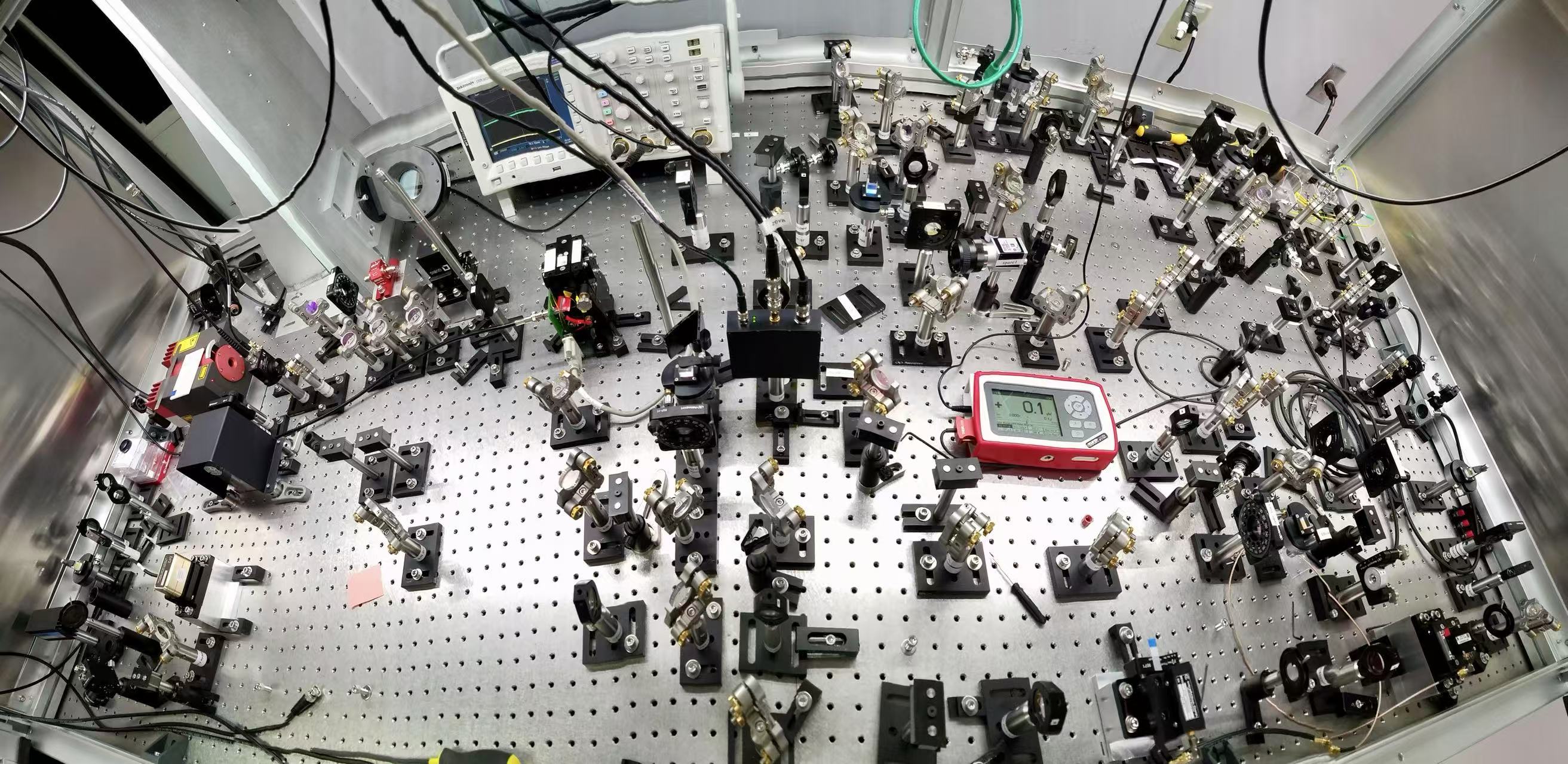 Table for preparing squeezing at LIGO Hanford Observatory